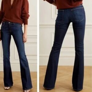 Frame Denim Le High Flare Jeans in Sutherland Wash Size 27